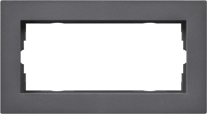 GIRA - GIR1002235 PLACCA 2-M S/COC PIATTO GIRA E2 ANTRACIT