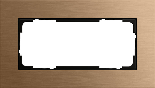 GIRA - GIR100238 MC 2X SENZA COC GIRA ESPRIT BRONZO