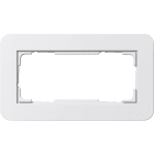 GIRA - GGI1002410 PLACCA 2-M S/COC GIRA E3 BNC PURO/BNC PU