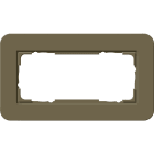 GIRA - GGI1002416 PLACCA 2-M S/COC GIRA E3 OMBRA/BNC PURO