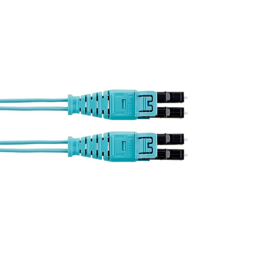 PANDUIT - PANFX2ERQ1Q1SNM001 2 FIBER OM3 PATCH CORD, LC PUSH PULL TO