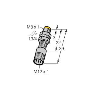 TURCK BANNER SRL - TUK1003720 NI3-EG08K-Y1-H1341