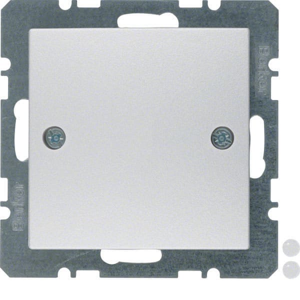 BERKER - BRK10091414 INSERTO CIECO + P.ZO C.LE AVVITAB.B7 ALU