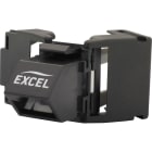 MAYFLEX UK LIMITED - EXL100-213-24 EXCEL CAT6 UNSCR ANGLED T/LESS JACK 180D