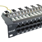 MAYFLEX UK LIMITED - EXL100-464 EXCEL VOICE 50 PORT RJ45 PATCH PANEL 1U