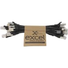 MAYFLEX UK LIMITED - EXL101-191-10 EXCEL CAT6A P/LEAD S/FTP LSOH 215 MM BLA