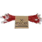 MAYFLEX UK LIMITED - EXL101-193-10 EXCEL CAT6A P/LEAD S/FTP LSOH 215 MM RED