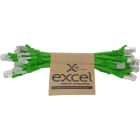 MAYFLEX UK LIMITED - EXL101-194-10 EXCEL CAT6A P/LEAD S/FTP LSOH 215 MM GRE