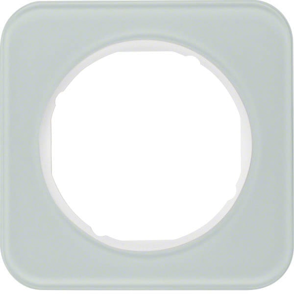 BERKER - BRK10112109 CORNICE 1P SERIE R1 VETRO BIANCO POLARE
