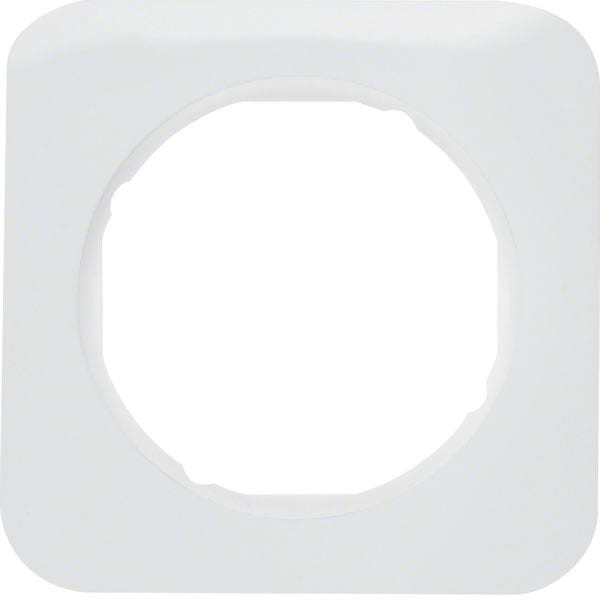 BERKER - BRK10112189 CORNICE 1P SERIE R1 BIANCO POLARE LUCIDO