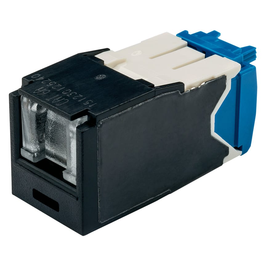 PANDUIT - PANCJH6X88TGBL THE MINI-COM CAT 6A UTP RJ45 SPRING-SHUT