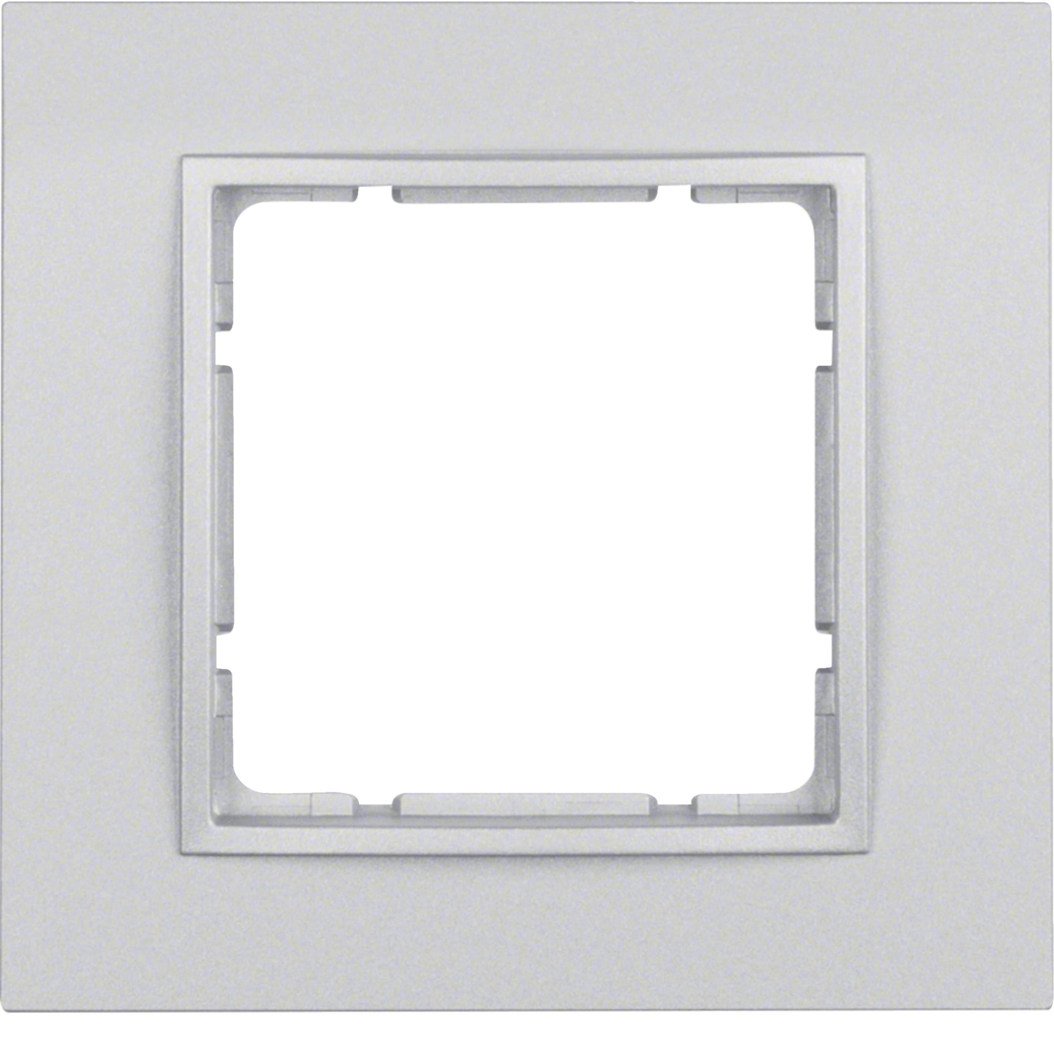 BERKER - BRK10116424 CORNICE 1P SERIE B7 ALU OPACO, VERN.