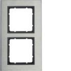 BERKER - BRK10123606 CORN.2P VERT.B7 ACC.INOX SPAZZ.ANTR.OP.