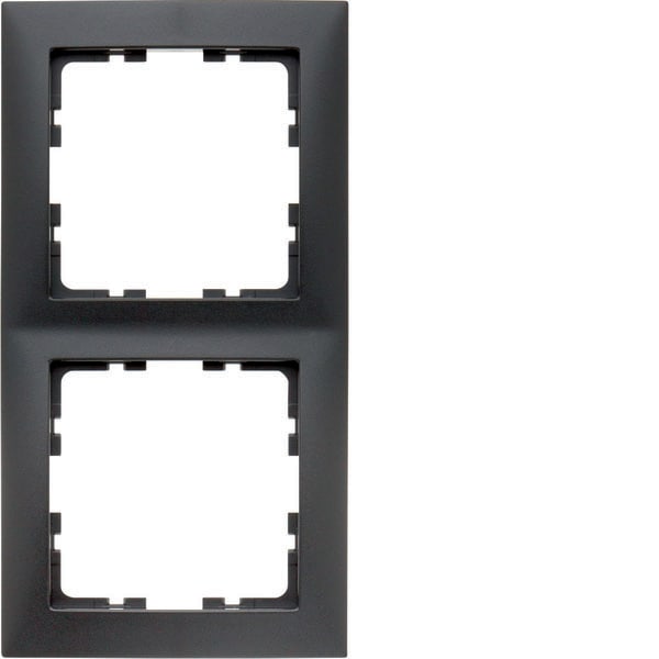 BERKER - BRK10129949 CORNICE 2P SERIE S1 ANTRACITE OPACO