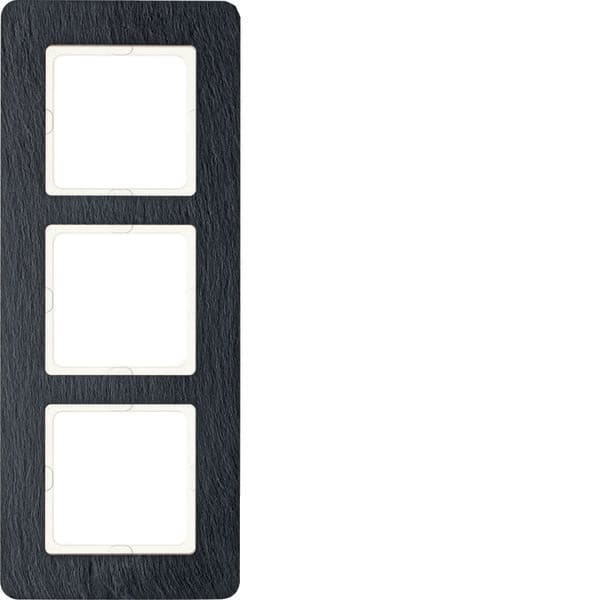 BERKER - BRK10136030 CORNICE 3P SERIE Q7 SCISTO NATURALE