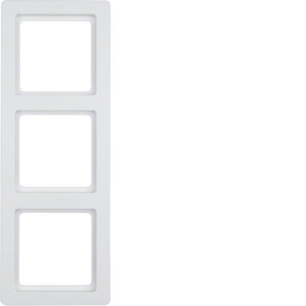 BERKER - BRK10136089 CORNICE 3P SERIE Q1 BIANCO POLARE VELL.