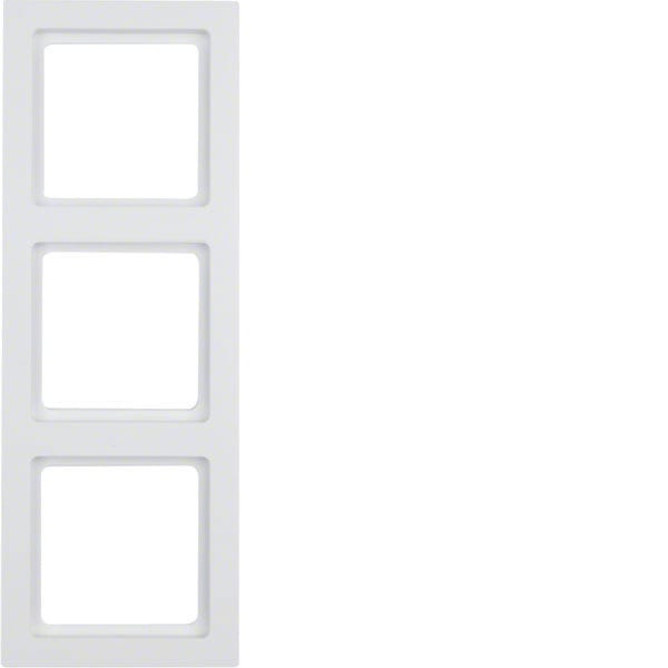 BERKER - BRK10136099 CORNICE 3P SERIE Q3 BIANCO POLARE VELL.