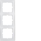 BERKER - BRK10138989 CORNICE 3P SERIE S1 BIANCO POLARE LUCIDO
