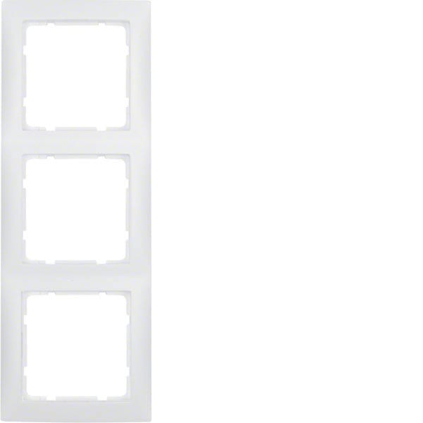 BERKER - BRK10139909 CORNICE 3P SERIE S1 BIANCO POLARE OPACO