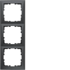 BERKER - BRK10139949 CORNICE 3P SERIE S1 ANTRACITE OPACO