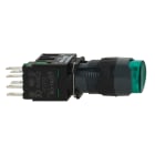 SCHNEIDER ELECTRIC - SNRXB6AE3B1B Pulsante luminoso verde Ø16 - SPORGENTE, ad impulso - 24V - 1NO
