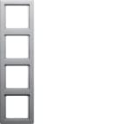 BERKER - BRK10146084 CORN.4P SERIE Q1 ALU VELL., VERNICIATO