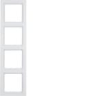 BERKER - BRK10146099 CORNICE 4P SERIE Q3 BIANCO POLARE VELL.