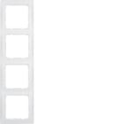 BERKER - BRK10149909 CORNICE 4P SERIE S1 BIANCO POLARE OPACO