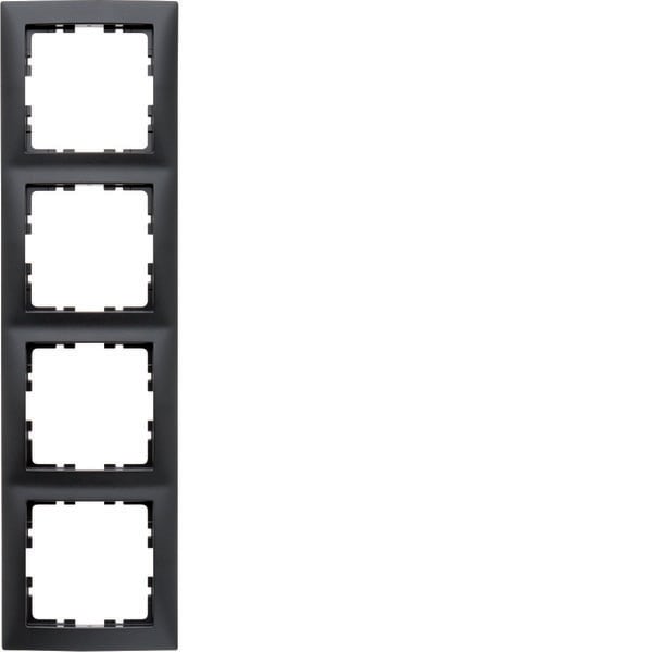 BERKER - BRK10149949 CORNICE 4P SERIE S1 ANTRACITE OPACO