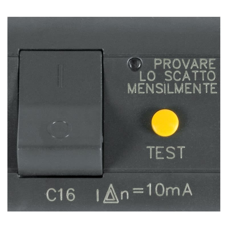 SCAME PARRE SPA - SCA101.6341.10 INTERRUTTORE MT/DIFF 1P+N 10A 10MA ANTR.