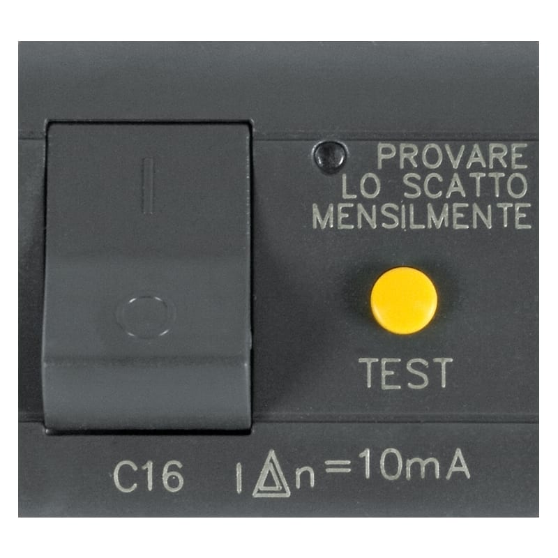 SCAME PARRE SPA - SCA101.6341.10 INTERRUTTORE MT/DIFF 1P+N 10A 10MA ANTR.