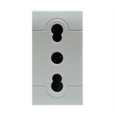 SCAME PARRE SPA - SCA101.6403.G PRESA 2P+T 16A 250V BIVAL.(P11/P17)GRIG.