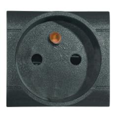 SCAME PARRE SPA - SCA101.6411 PRESA 2P+T 16A 250V FRANCESE ANTRACITE