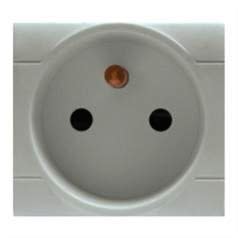SCAME PARRE SPA - SCA101.6411.G PRESA 2P+T 16A 250V FRANCESE GRIGIA