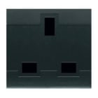 SCAME PARRE SPA - SCA101.6413 PRESA 2P+T 13A 250V INGLESE ANTRACITE