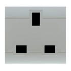 SCAME PARRE SPA - SCA101.6413.G PRESA 2P+T 13A 250V INGLESE GRIGIA