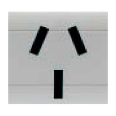 SCAME PARRE SPA - SCA101.6426.G PRESA ARGENTINA 2P+T 20A 250V GRIGIO