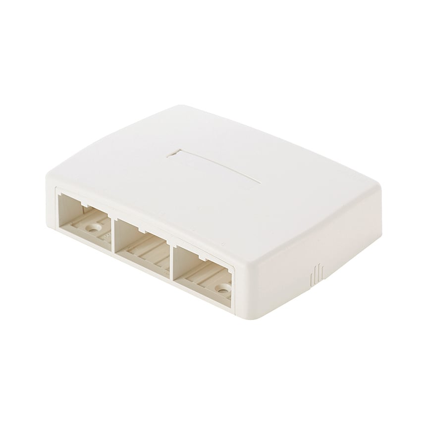 PANDUIT - PANCBXQ6AW-A THE MINI-COM SURFACE MOUNT BOX IS PLENUM