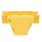 PANDUIT - PANFRVT4X4LYL THE FIBERRUNNER 4X4 VERTICAL TEE CREATES