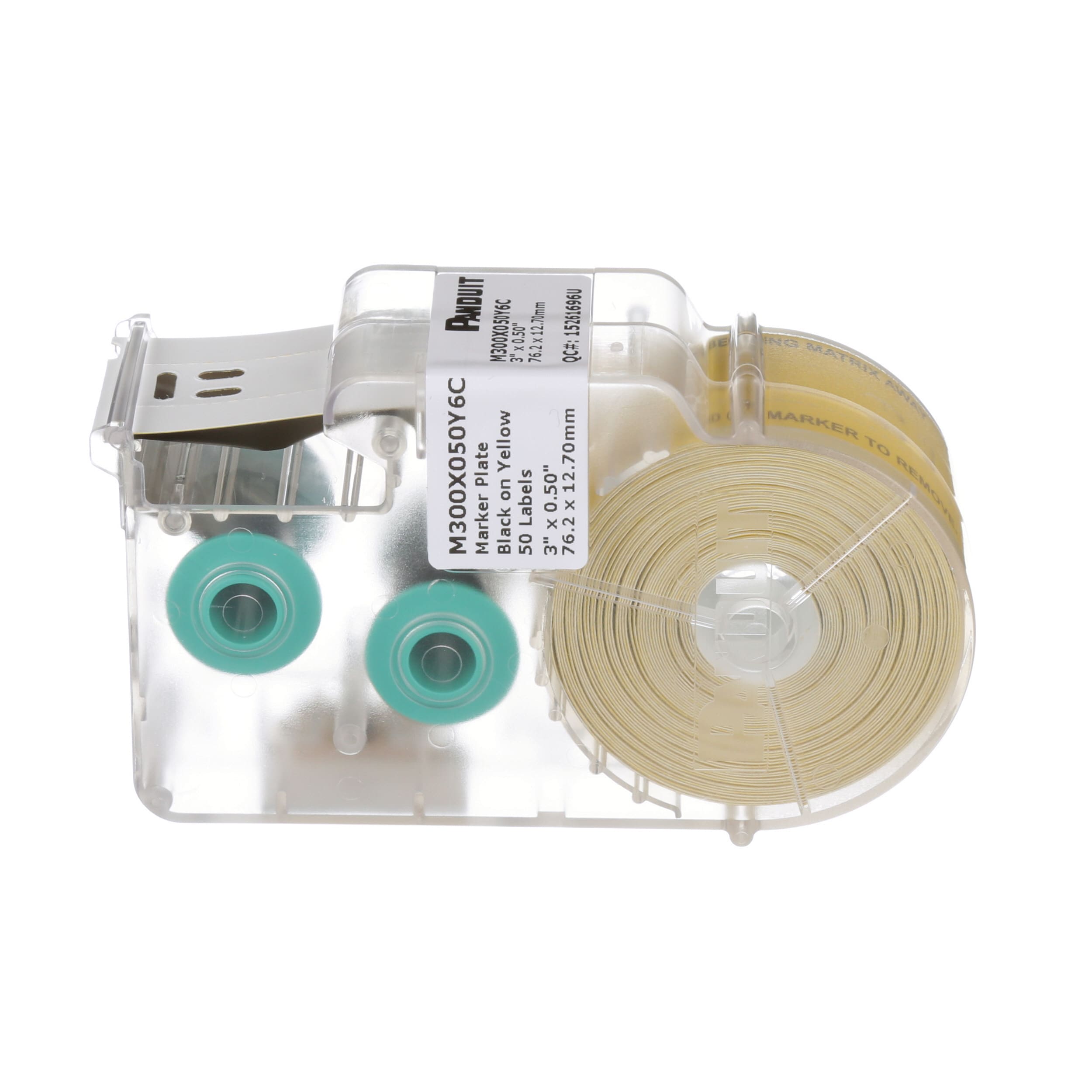 PANDUIT - PANM300X050Y6C THE M300X050Y6C POLYESTER MARKER PLATE C