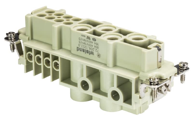WIELAND ELECTRIC SRL - WIE72.206.1253.0 FEMALE INSERT    POW BUS 4/8   NL BB AG
