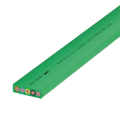 WIELAND ELECTRIC SRL - WIE00.702.0306.7 FLAT CABLE5G10 PVC GREEN