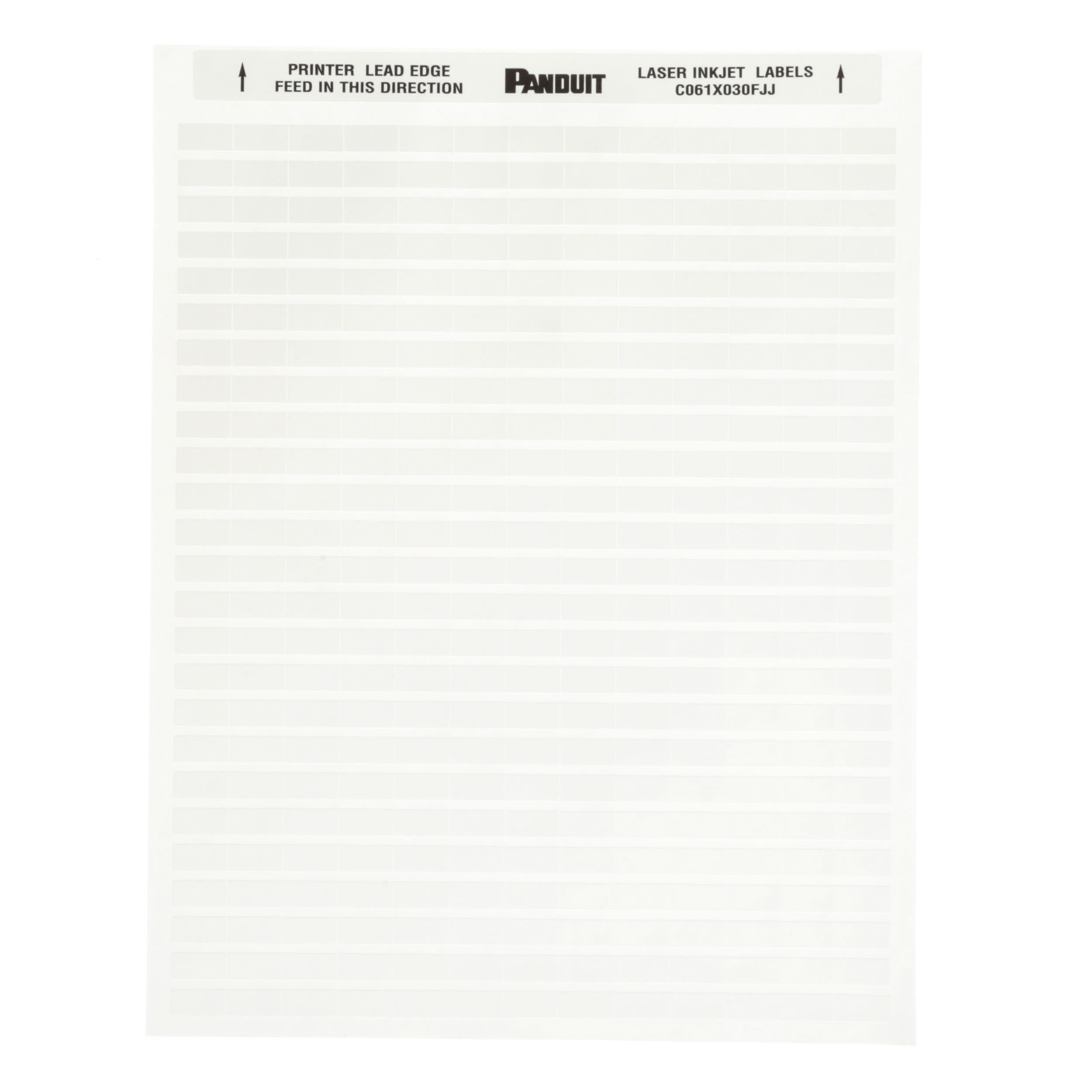 PANDUIT - PANC061X030FJJ ETICHETTA BIANCA IN POLIOLEFINA, TARGHET