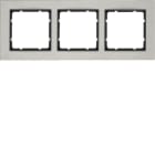 BERKER - BRK10233606 CORN.3P ORIZZ.B7 ACC.INOX SPAZZ.ANTR.OP.