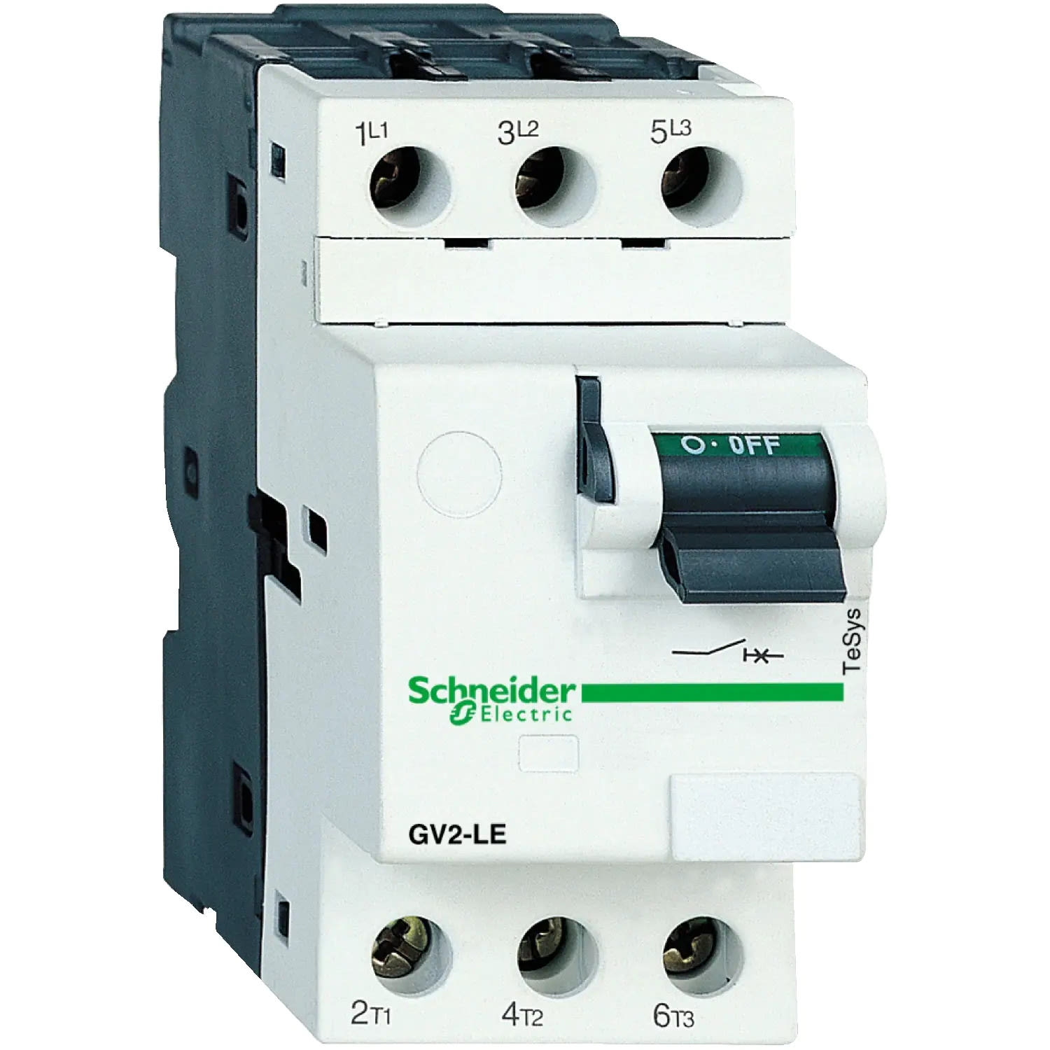SCHNEIDER ELECTRIC - SNRGV2LE03 Int. autom. TeSys GV2 - magnetico - leva - 0,4A viti serrafilo