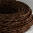 GI GAMBARELLI - 1GI10306 CAVO TRECCIA MARRONE MM 3 X 0.50 MT. 10