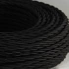 GI GAMBARELLI - 1GI10405 CAVO TRECCIA NERO MM 2 X 2.5 MT. 100