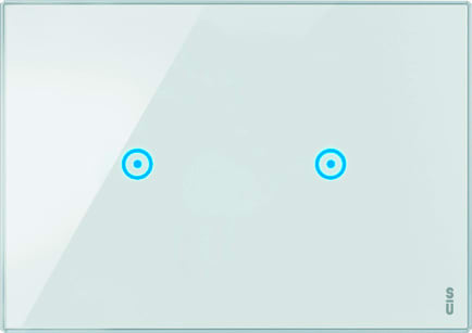 URMET SPA - UTD14023.BN PLACCA S/TOUCH 2 I/P 3M BIANCO