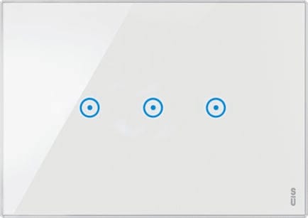 URMET SPA - UTD14033.BN PLACCA S/TOUCH 3 I/P 3M BIANCO