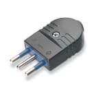 SCAME PARRE SPA - SCA104.4001/N-SF SPINA SERIE AZZURRA 2P+T 10A NERA SFUSA